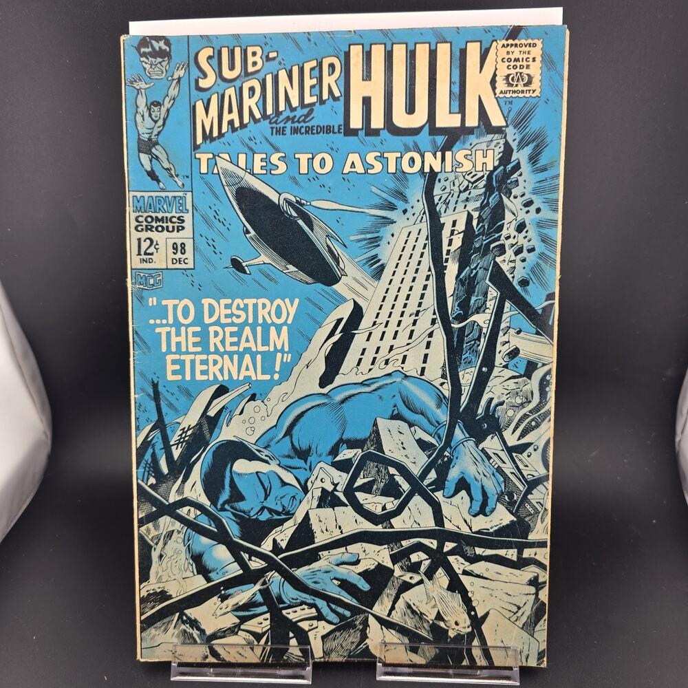 Tales to Astonish #98 (1967) GD/VG 2.5 Marvel Silver Age Hulk Sub-Mariner Key